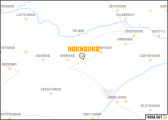 map of Mokhovka