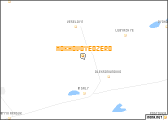 map of Mokhovoye Ozero