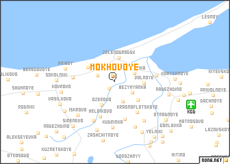 map of Mokhovoye