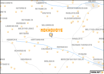 map of Mokhovoye