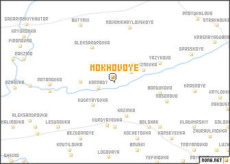 map of Mokhovoye