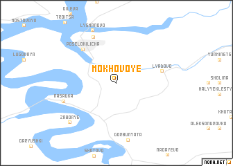 map of Mokhovoye