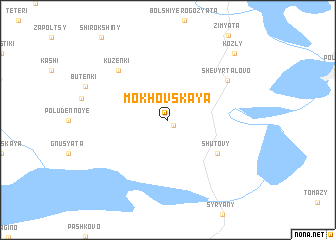 map of Mokhovskaya