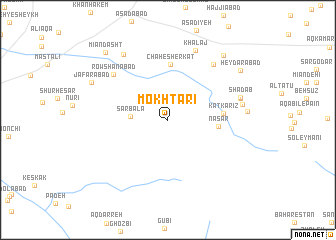 map of Mokhtārī