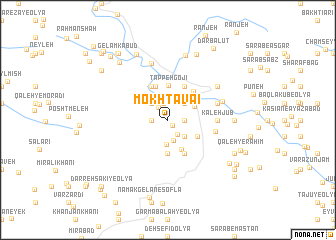 map of Mokhtavā\