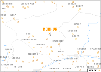 map of Mokhva