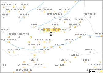 map of Mokhvor