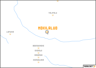 map of Mokilaluo