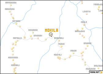 map of Mokila