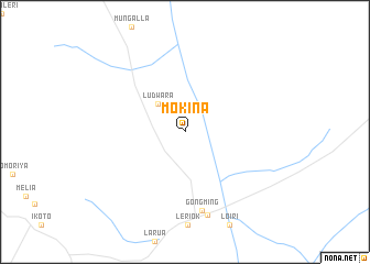 map of Mokina