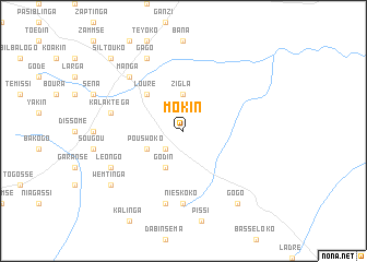 map of Mokin