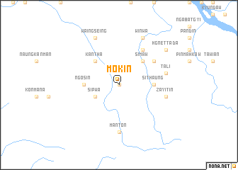 map of Mokin