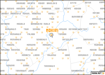 map of Mokiri