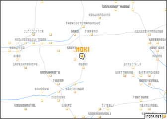 map of Moki