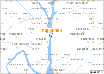 map of Mokkamaw