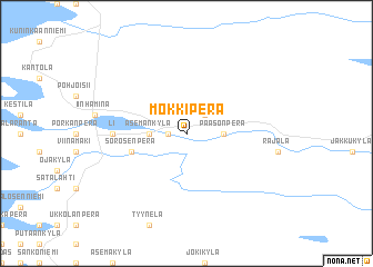map of Mökkiperä