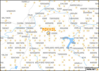 map of Mok-kol