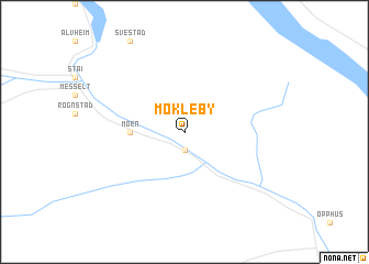 map of Møkleby