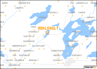 map of Möklehult