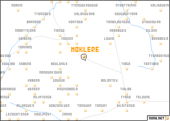 map of Mokléré