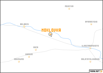 map of Moklovka