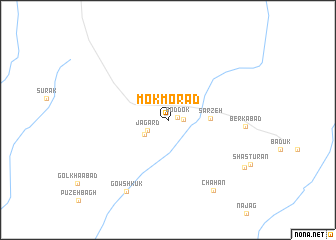 map of Mok Morād