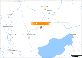 map of Mokoan West