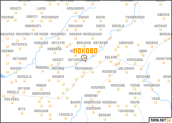 map of Mokobo
