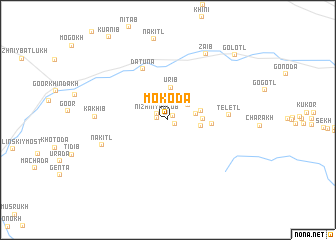 map of Mokoda