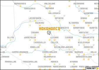 map of Mokohorco