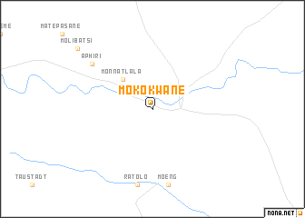 map of Mokokwane