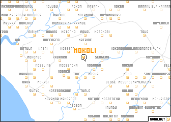 map of Mokoli