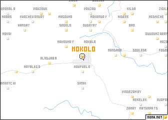 map of Mokolo