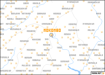 map of Mokombo