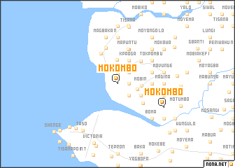 map of Mokombo