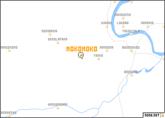 map of Mokomoko