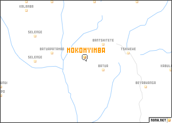 map of Mokomyimba