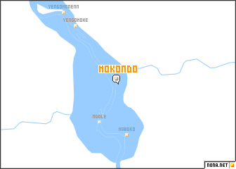 map of Mokondo