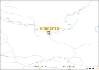 map of Mokoreta