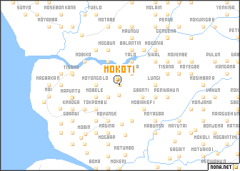 map of Mokoti