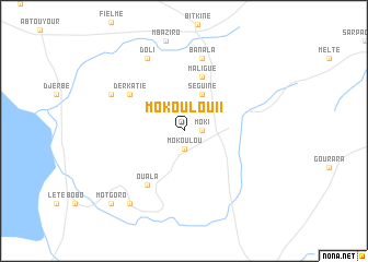 map of Mokoulou II