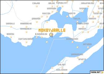 map of Mokoyjaalle