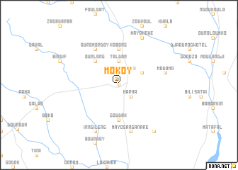 map of Mokoy