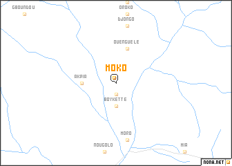 map of Moko