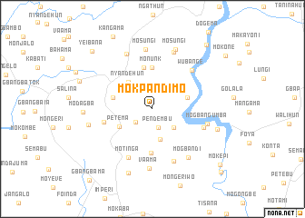 map of Mokpandimo