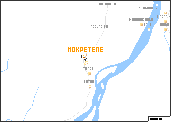 map of Mokpéténé