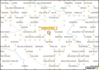 map of Mokracz