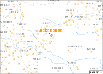 map of Mokra Gora