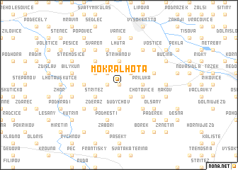 map of Mokrá Lhota