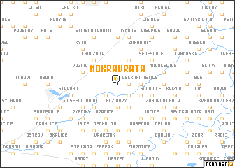 map of Mokra Vrata